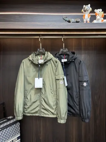 春季新款连帽夹克外套 高仿蒙口夹克/外套