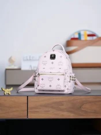 MMK6SVE92CO001 MCM Stark Visetos Light Mist Print Backpack Replica MCM womens bags