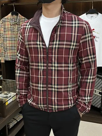 2026 Spring/Summer New Stand Collar Jacket Replica Burberry Jackets and Outerwear