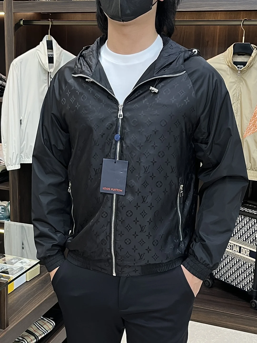 LV 2026ss春季新款连帽夹克外套