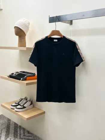 S新品.时尚休闲圆领短袖 高仿巴宝莉T恤/POLO衫