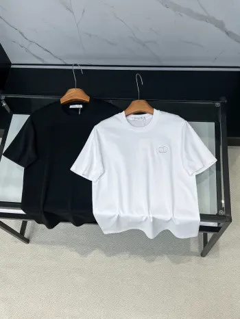 CD字母经典小刺绣 短袖T恤 高仿迪奥T恤/POLO衫