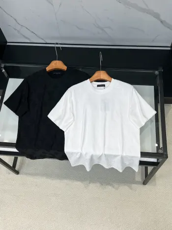 26ss新品 印花圆领短袖T恤 高仿LVT恤/POLO衫