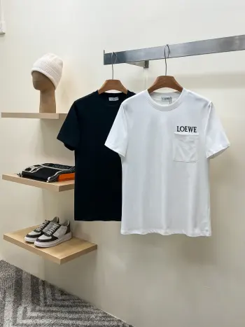  新品LOEWE/罗意威 高品质圆领短袖T恤 高仿罗意威T恤/POLO衫