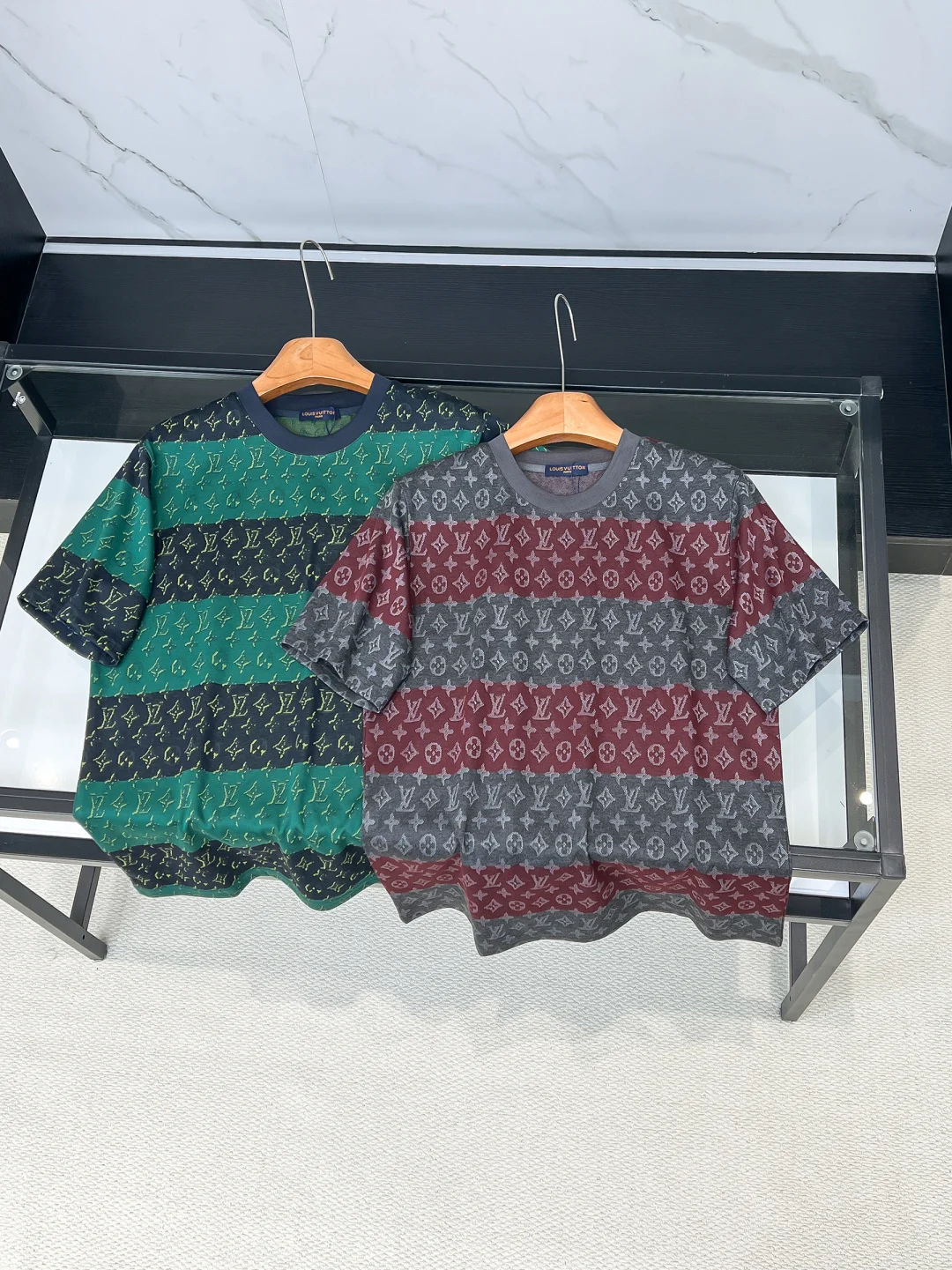 LV  L家经典款三花圆领短袖T恤