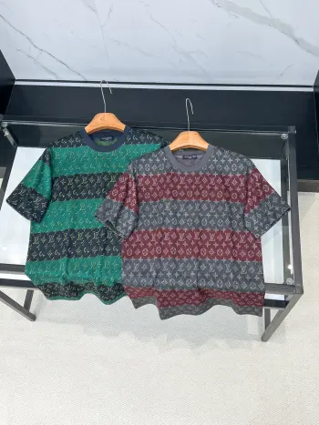  L家经典款三花圆领短袖T恤 高仿LVT恤/POLO衫