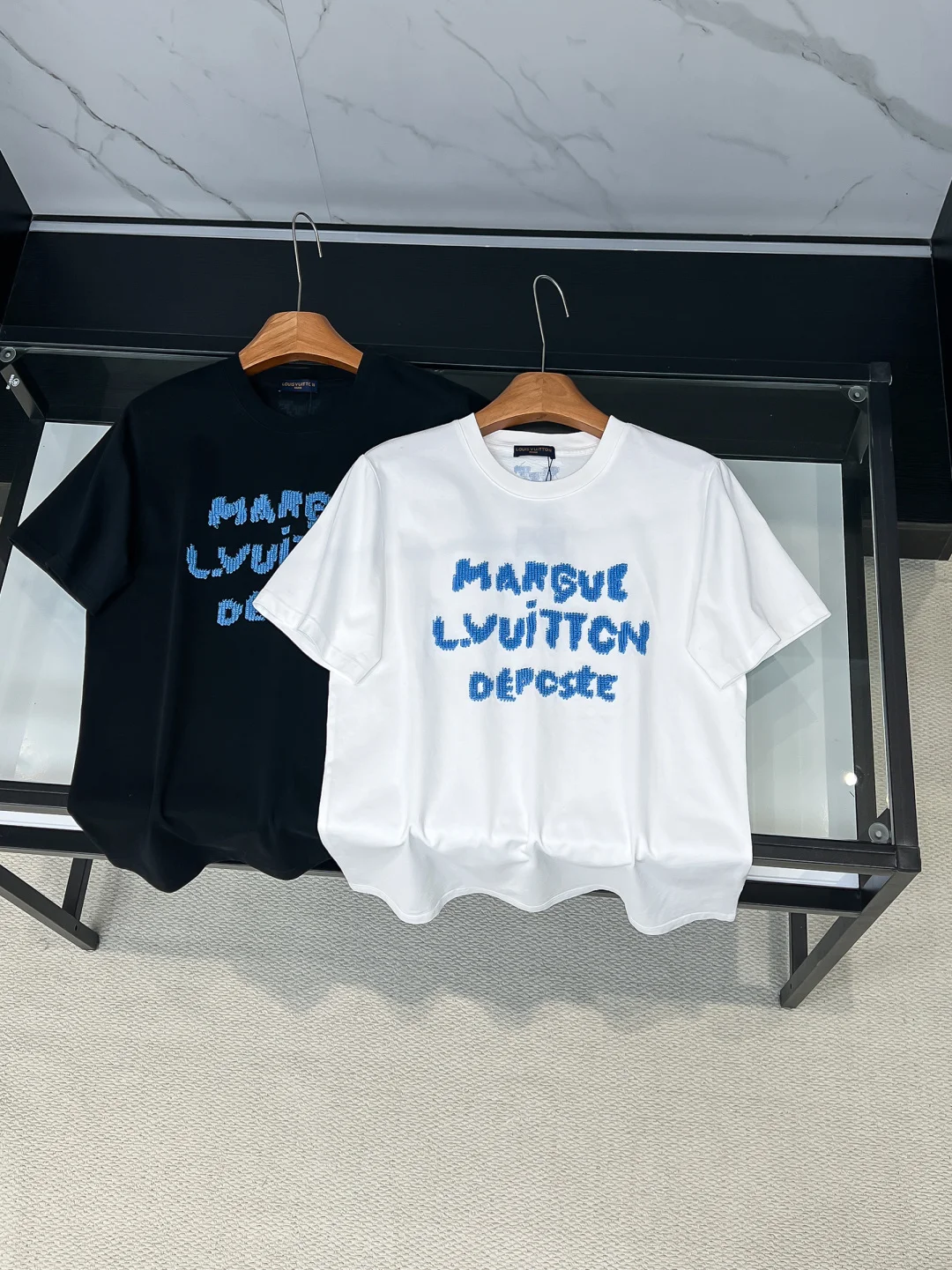 LV 新品驴牌lv男士新款圆领短袖