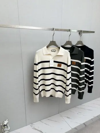  冬季新款绵羊毛毛衣 高仿古奇针织衫/毛衣