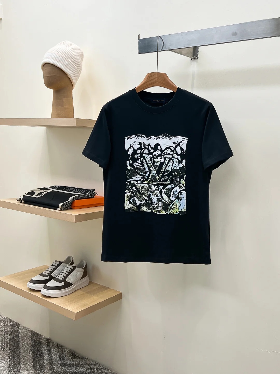 LV Louis Vu滑雪 系列短袖T恤