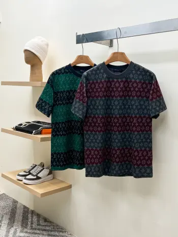  L家经典款三花圆领短袖T恤 高仿LVT恤/POLO衫