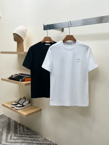 CD字母经典小刺绣 短袖T恤 高仿迪奥T恤/POLO衫