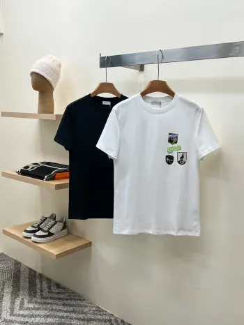 罗纹圆领 男女同款 短袖t恤 高仿迪奥T恤/POLO衫