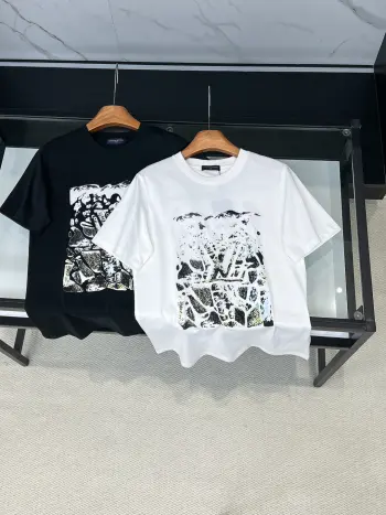 Louis Vu滑雪 系列短袖T恤 高仿LVT恤/POLO衫