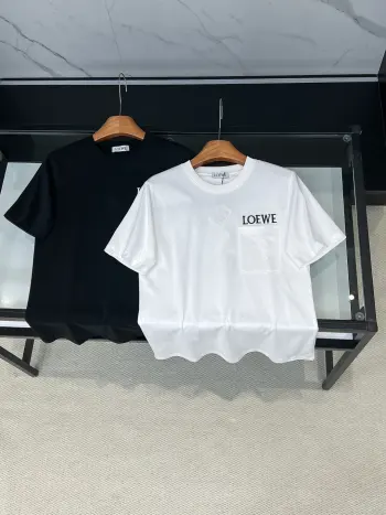 新品LOEWE/罗意威 高品质圆领短袖T恤 高仿罗意威T恤/POLO衫