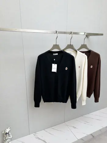  冬季新款绵羊毛毛衣 高仿蒙口针织衫/毛衣