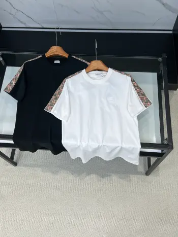 S新品.时尚休闲圆领短袖 高仿巴宝莉T恤/POLO衫