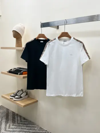 S新品.时尚休闲圆领短袖 高仿巴宝莉T恤/POLO衫