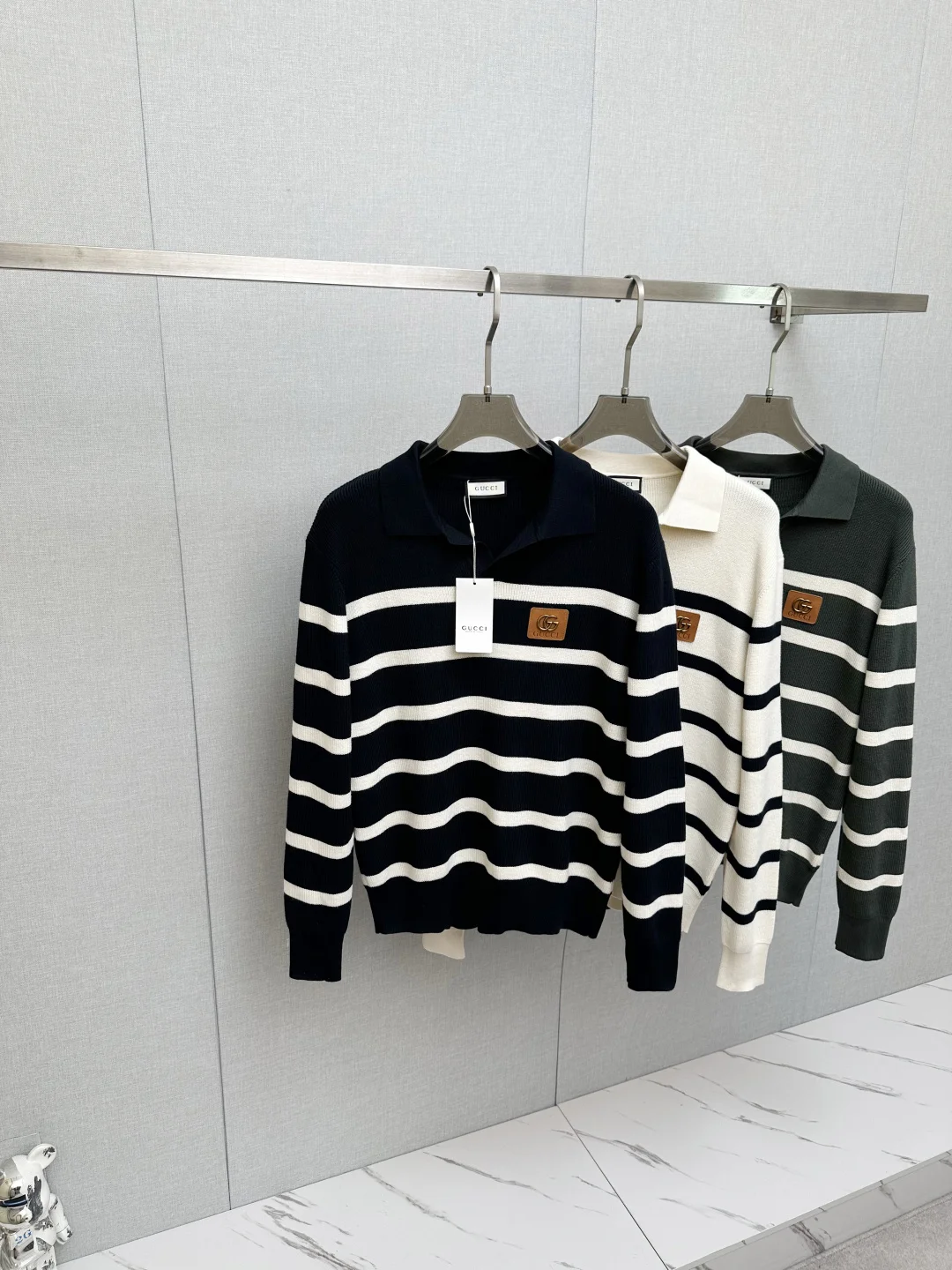 古奇  冬季新款绵羊毛毛衣