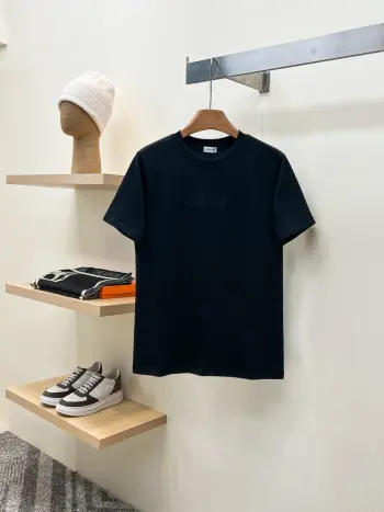  BUR春夏手工贴布绣加高密度包边刺绣圆领短袖 高仿巴宝莉T恤/POLO衫