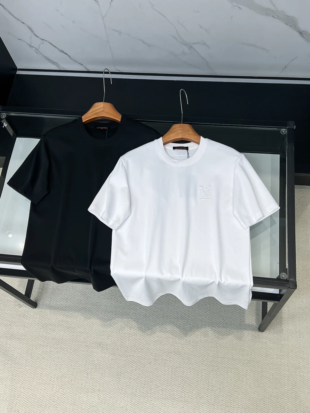 LV 新品驴牌lv男士新款圆领短袖