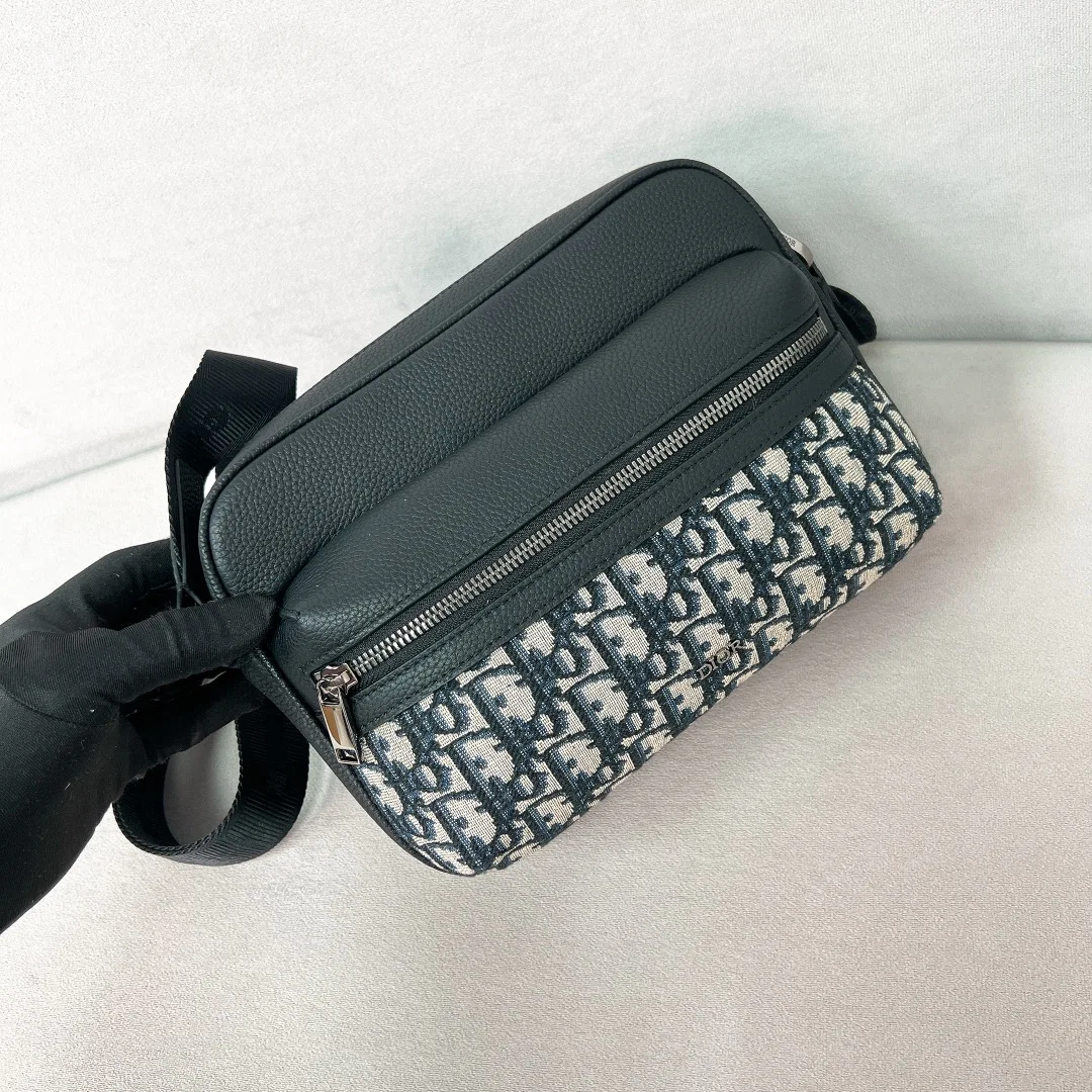 迪奥 Roller系列信使包 男士斜挎包