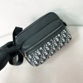 Roller系列信使包 男士斜挎包 高仿迪奥男包