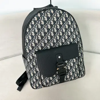 新品马鞍双肩背包  男士双肩包高仿迪奥男包