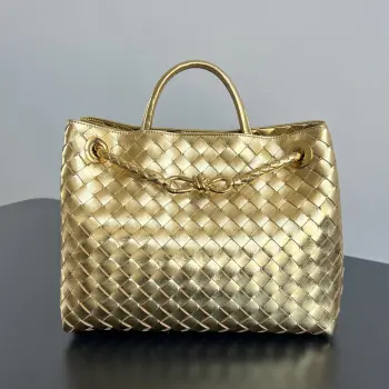 743572 Gold Woven Crossbody Bag Replica Bottega Veneta womens bags