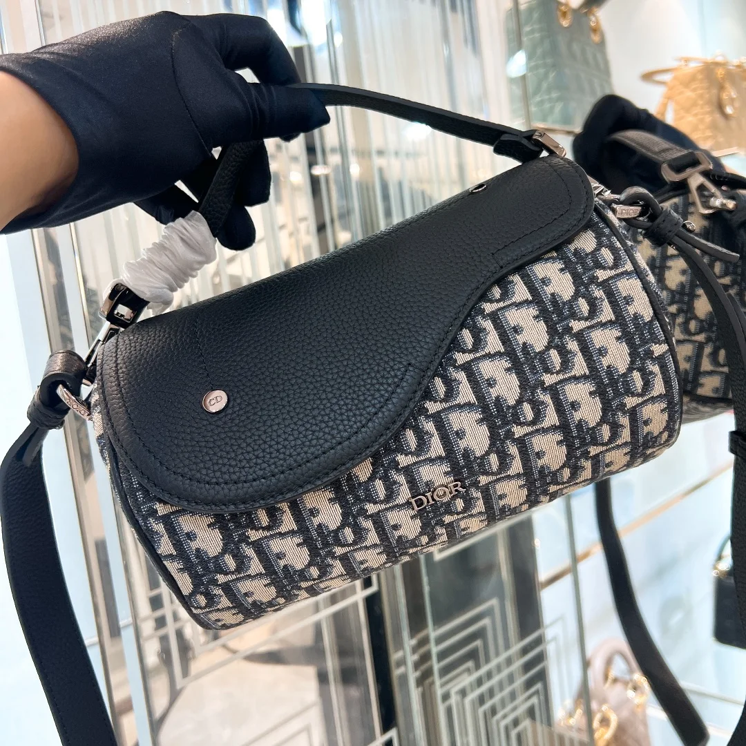 迪奥 Roller系列信使包 男士斜挎包