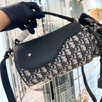 Roller系列信使包 男士斜挎包 高仿迪奥男包