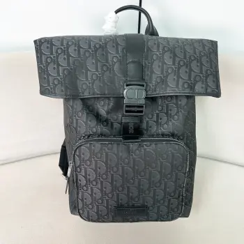 2026男士春夏新品Trek卷顶双肩背包  男士双肩包 高仿迪奥男包