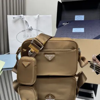 1BC167 新款三合一矩形单肩包 单肩包 高仿普拉达男包