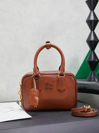 5BB123 大号黑色保龄球手袋  斜挎包 高仿缪缪女包