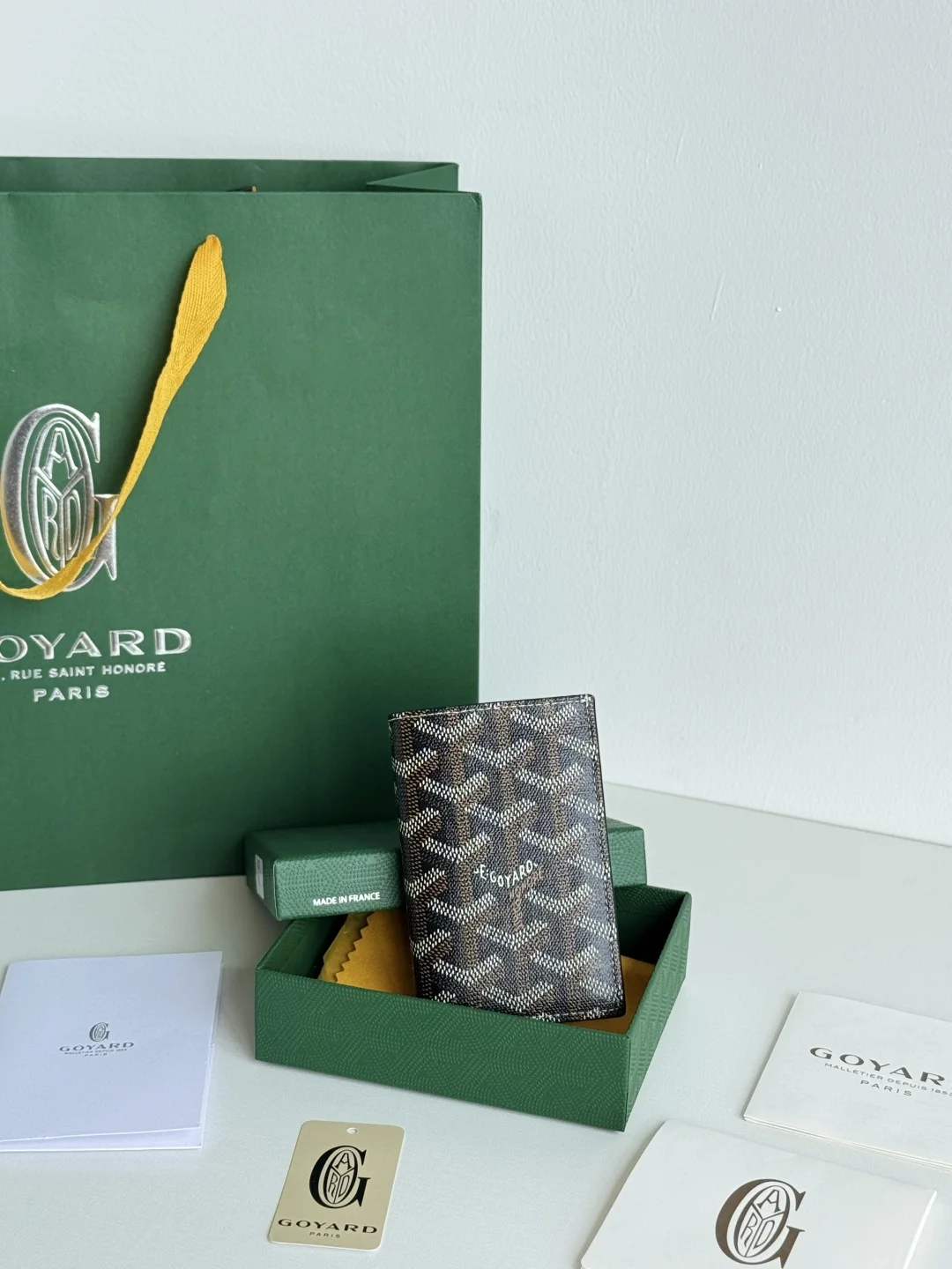 戈雅 3302 丝印系列情侣款护照夹 钱包