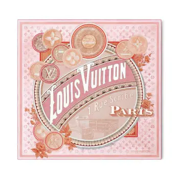 Malles Merveilleuses silk square scarf Replica Louis Vuitton Scarves and Shawls