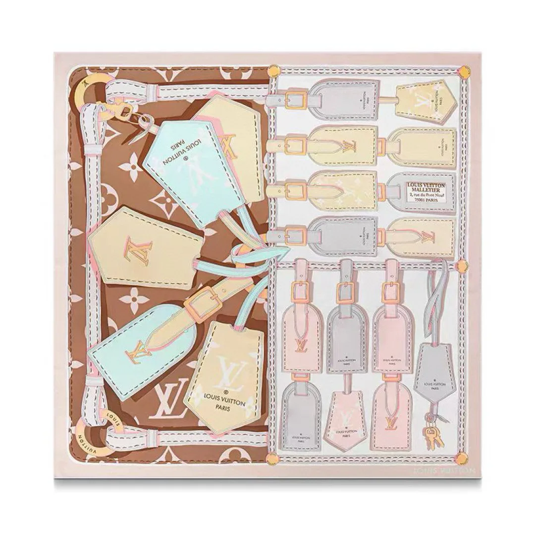 LV LV新款丝绸方形围巾