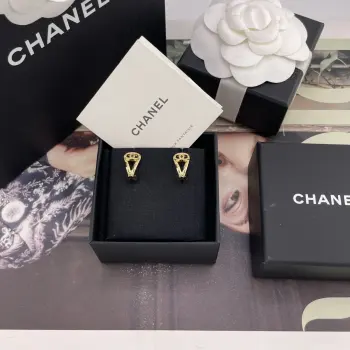 Fragrant Hollow Gold Hook Earrings Replica Chanel Earrings
