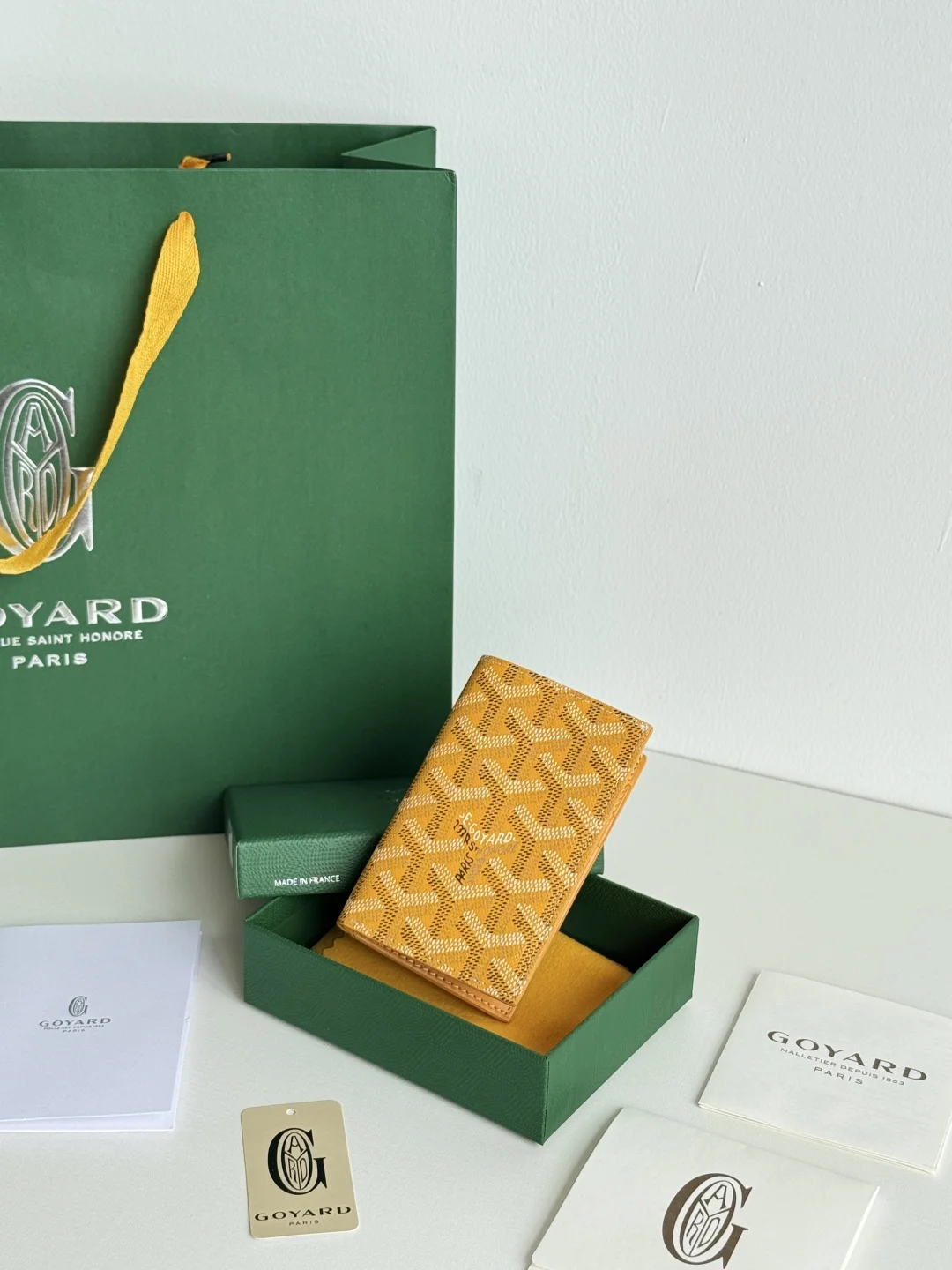 戈雅 3302 丝印系列情侣款护照夹 钱包