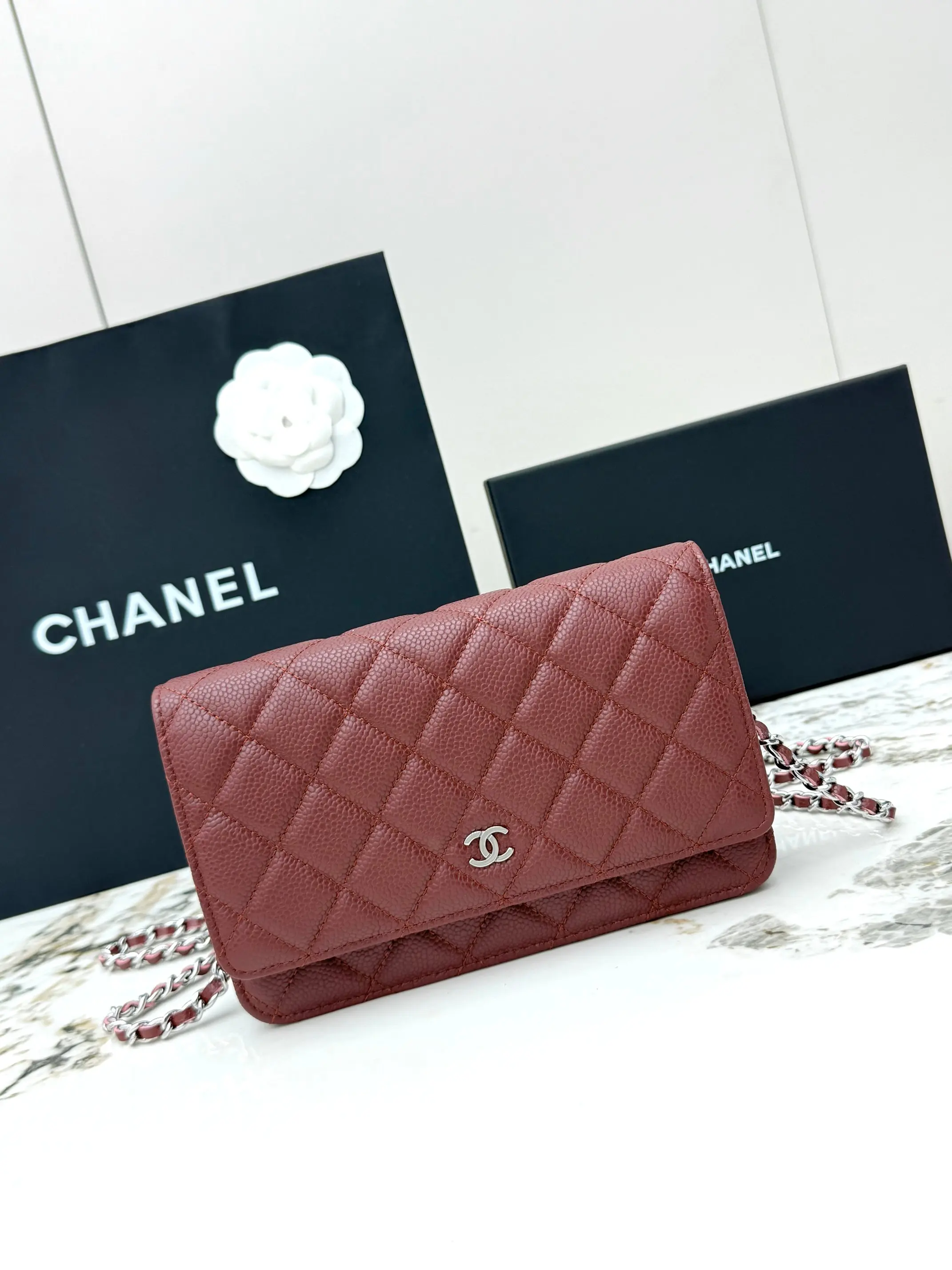 Chanel AP0250 Chain Strap Clutch Bag Crossbody Bag