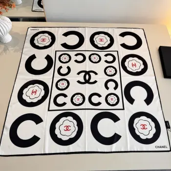 Chanel COCO Square Scarf Replica Chanel Scarves and Shawls