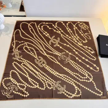 Chanel Pearl Necklace Scarf Replica Chanel Scarves and Shawls