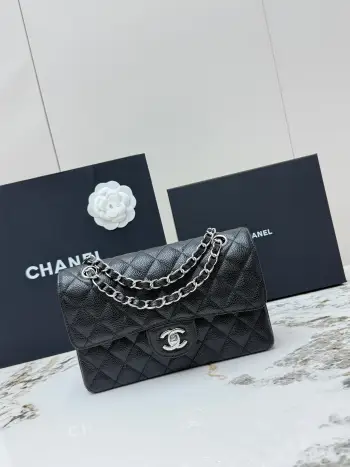 AS1113 Classic Silver Buckle Quilted Lambskin Chain Shoulder Bag Crossbody Bag Replica Chanel womens bags