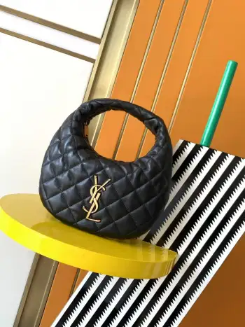 851689 Sheepskin Croissant-Shaped Bag Handbag Replica SAINT LAURENT womens bags