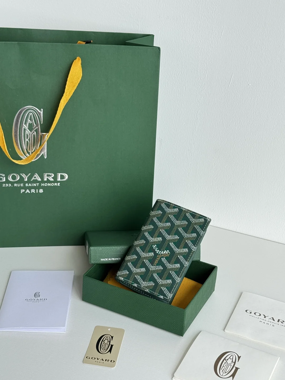 戈雅 3302 丝印系列情侣款护照夹 钱包