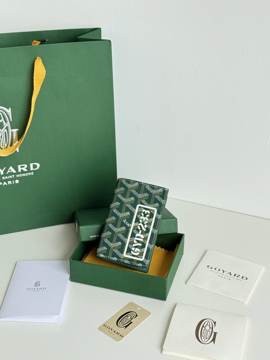 戈雅 3303 丝印系列情侣款护照夹 钱包