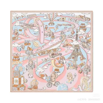 LV90 Mulberry Silk Square Scarf Replica Louis Vuitton Scarves and Shawls