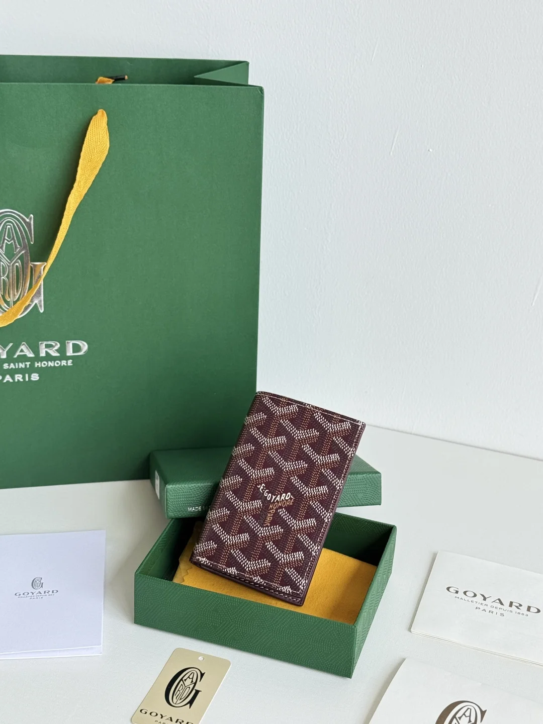 戈雅 3302 丝印系列情侣款护照夹 钱包