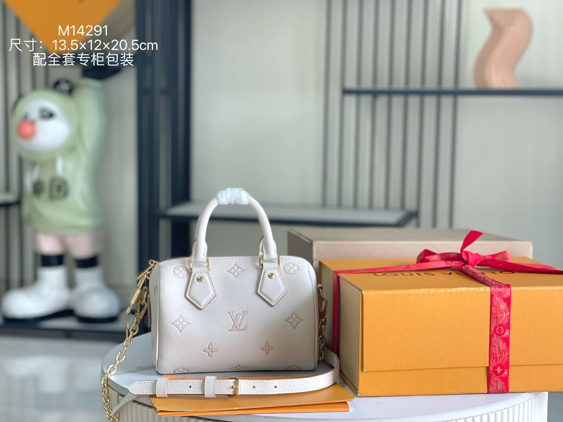 LV M14291 意大利A级皮料手提包 斜挎包