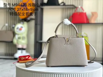 M94517 特级精品大象灰金扣手袋 斜挎包 高仿LV女包