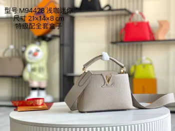 M55985 特级精品大象灰金扣迷你手袋 斜挎包 高仿LV女包